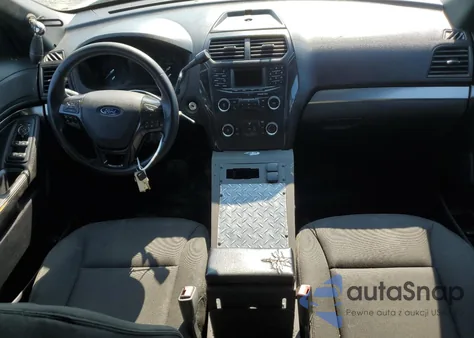 2019 Ford Explorer Police Interceptor z USA, uszkodzony, nr VIN 1FM5K8AR9KGA12892